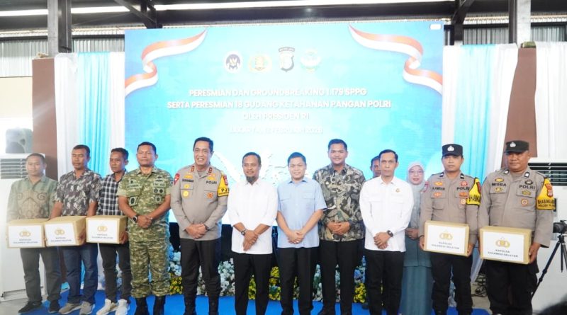 Gudang Ketahanan Pangan Polres Bantaeng Diresmikan, Kapolda Sulsel : Kami Dukung Kebijakan Presiden