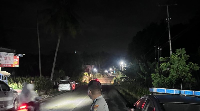 Patroli Biru Polsek Lamuru Jaga Situasi Kamtibmas Tetap Kondusif