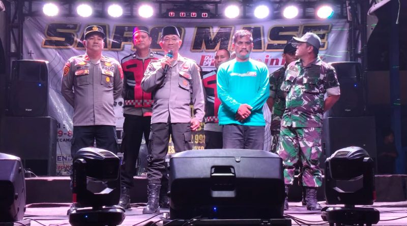 KAPOLSEK BAREBBO HADIRI ANNIVERSARY 1 TAHUN FAMILY TRUCK BONE, AJAK PESERTA JAGA KAMTIBMAS DAN PERSAUDARAAN