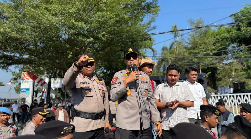 Pengamanan Humanis Polda Sulsel, Penyampaian Pendapat di Makassar dan Gowa Berjalan Aman dan Tertib
